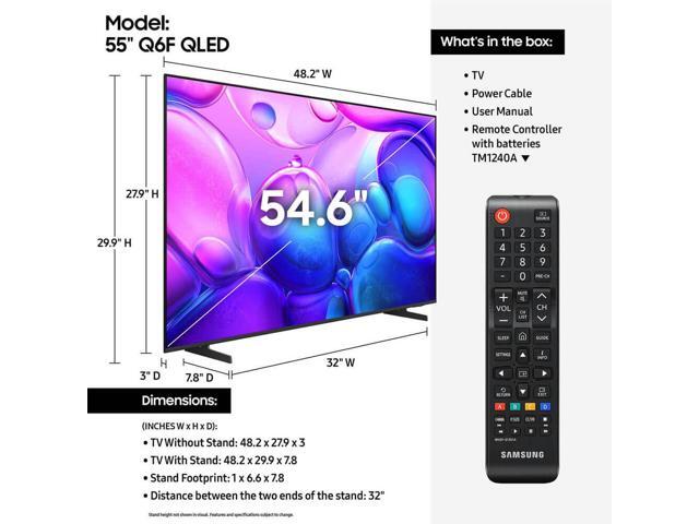 Samsung - 55” Class Q6F Series QLED 4K UHD SamsungVision AI Smart Tizen TV (2025) - image 7