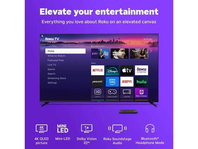 Roku - 65" Class Pro Series 4K QLED Mini-LED Smart RokuTV (2025) - image 4
