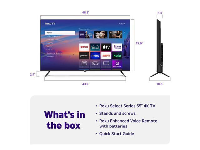 Roku - 55" Class Select Series 4K LED Smart RokuTV (2025) - image 8