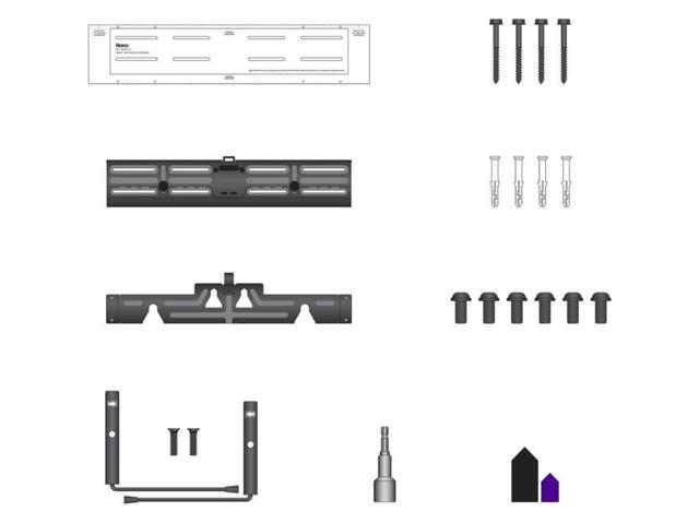 Roku - Wall Mount Kit for 65” Pro Series TV - Ultra-Slim with Minimalist, Flat Design - Hinged Mount for Easy Access to Cables - Black - image 7