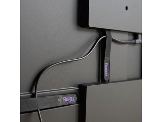 Roku - Wall Mount Kit for 65” Pro Series TV - Ultra-Slim with Minimalist, Flat Design - Hinged Mount for Easy Access to Cables - Black - image 4