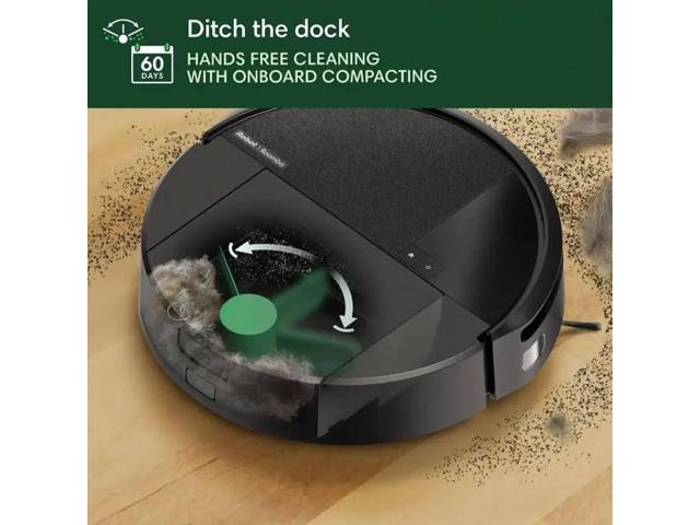 iRobot - Roomba 205 DustCompactor Vacuum - Compacts Dirt Inside, No Emptying for 60 Days, Bagless, Intense Suction - Black - image 3