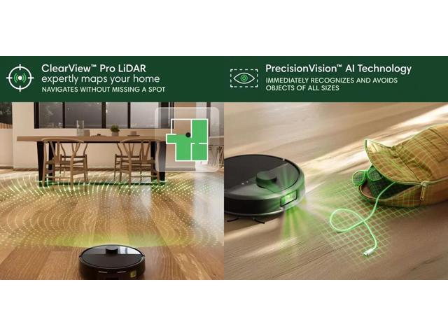 iRobot - Roomba 705 Vacuum + AutoEmpty Dock - Extreme Power-Lifting Suction, Anti-Tangle Dual Rubber Brushes, Self Empties, LiDAR - Black - image 6