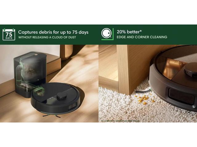 iRobot - Roomba 705 Vacuum + AutoEmpty Dock - Extreme Power-Lifting Suction, Anti-Tangle Dual Rubber Brushes, Self Empties, LiDAR - Black - image 5