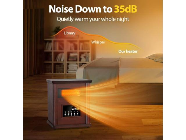 Trustech GD9315BCWW3J Small Room Infrared Electric Space Heater - Cherry