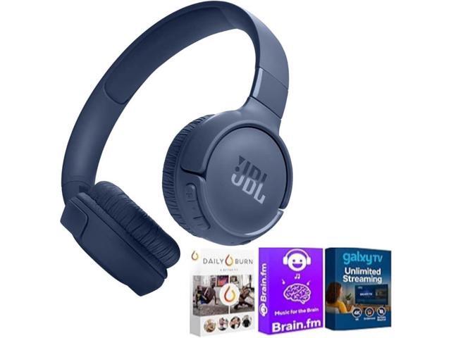 JBL T520BTBUKIT1 Tune 520BT Wireless On-Ear Headphones, Up to 57H Battery Life and Speed Charge, Lightweight, Comforta