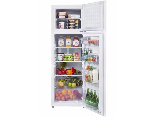 UNIQUE UGP260LW 9 Cu. Ft. White DC Solar Top Freezer Refrigerator