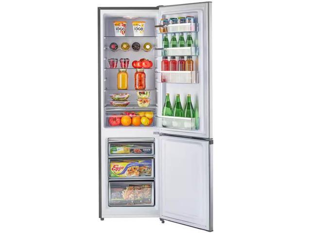 UNIQUE UGP278LPSS 8.7 Cu. Ft. Stainless Steel Prestige Counter-Depth Bottom Freezer Refrigerator