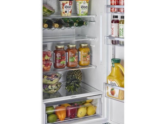 Unique Appliances - Classic Retro 23.8 in 11.7 cu. ft. Frost Free Retro Bottom Freezer Refrigerator ENERGY STAR - Canary Yellow - image 8