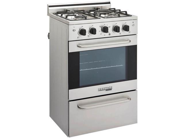 UNIQUE UGP24VPC1SS 2.3 Cu. Ft. Stainless Steel Prestige Freestanding Gas Convection Range