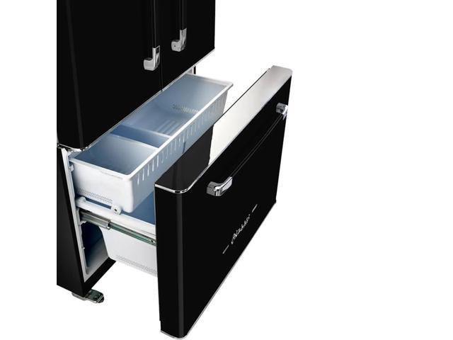 Unique Appliances - Classic Retro 36-inch 21 cu.ft. Counter Depth French Door Refrigerator - Midnight Black - image 4