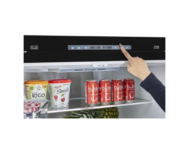 Unique Appliances - Classic Retro 36-inch 21 cu.ft. Counter Depth French Door Refrigerator - Midnight Black - image 6