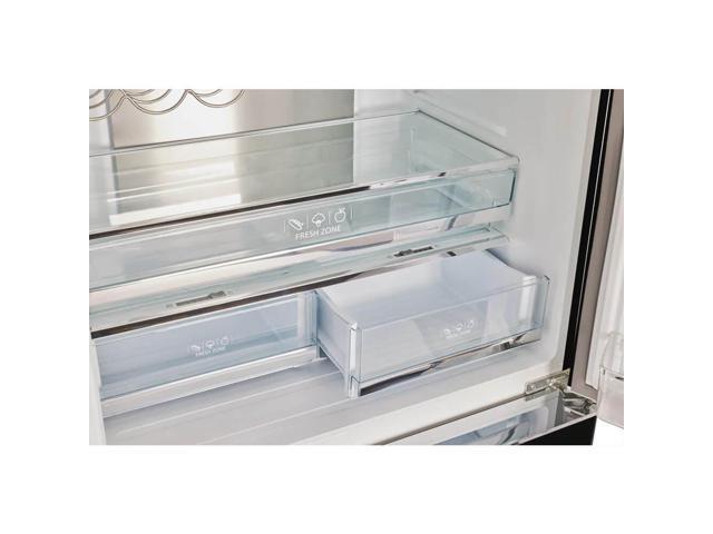 Unique Appliances - Classic Retro 36-inch 21 cu.ft. Counter Depth French Door Refrigerator - Midnight Black - image 7