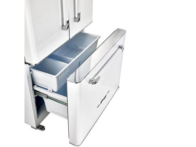 Unique Appliances - Classic Retro 36-inch 21 cu.ft. Counter Depth French Door Refrigerator - Marshmallow White - image 4