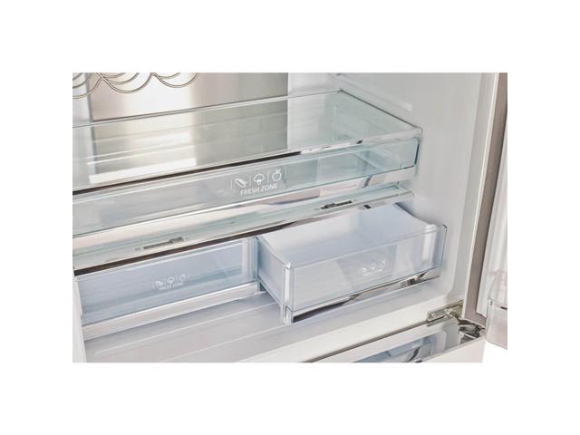 Unique Appliances - Classic Retro 36-inch 21 cu.ft. Counter Depth French Door Refrigerator - Marshmallow White - image 6