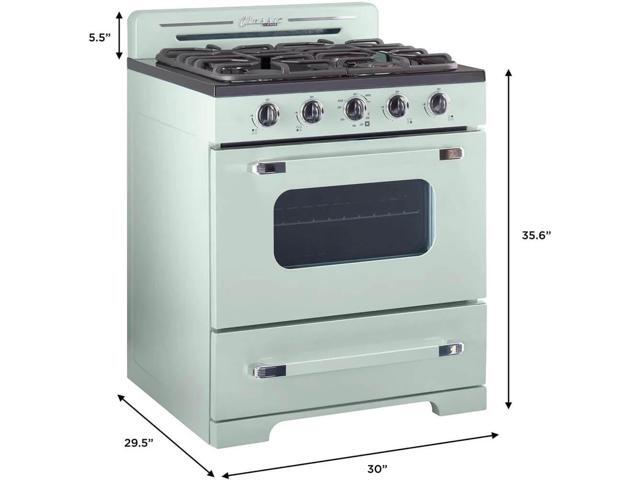 Unique Appliances - Classic Retro 3.9 Cu. Ft.  Propane Range w/ Battery Ignition - Marshmallow White - image 3