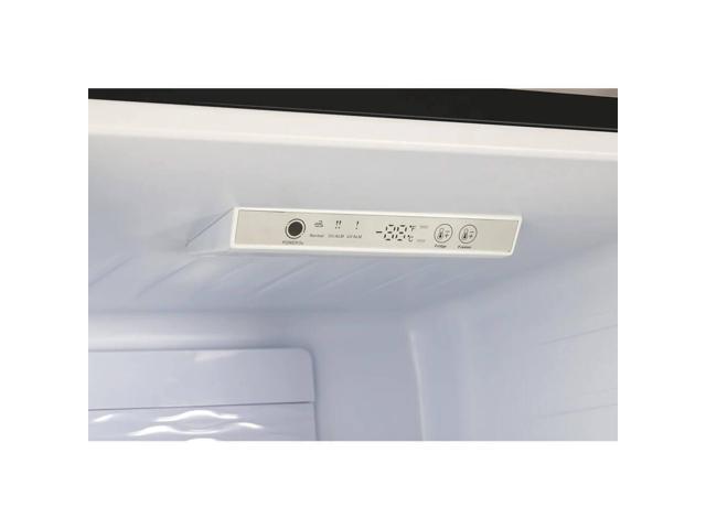 UNIQUE UGP325LB 11.7 Cu. Ft. Black Solar DC Off-Grid Bottom Freezer Refrigerator
