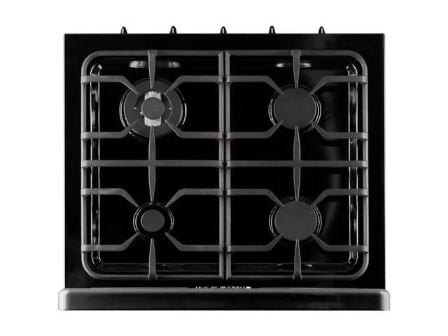 Unique Appliances - Classic Retro 3.9 Cu. Ft. Freestanding Gas Convection Range - Midnight Black - image 4