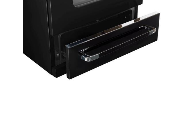Unique Appliances - Classic Retro 3.9 Cu. Ft. Freestanding Gas Convection Range - Midnight Black - image 8