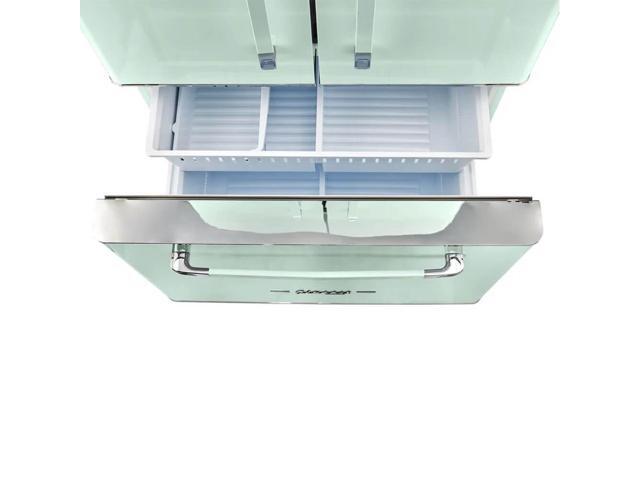 Unique Appliances - Classic Retro 36-inch 21 cu.ft. Counter Depth French Door Refrigerator - Summer Mint Green - image 4