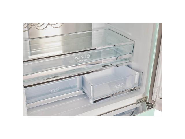 Unique Appliances - Classic Retro 36-inch 21 cu.ft. Counter Depth French Door Refrigerator - Summer Mint Green - image 5