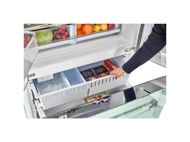 Unique Appliances - Classic Retro 36-inch 21 cu.ft. Counter Depth French Door Refrigerator - Summer Mint Green - image 7