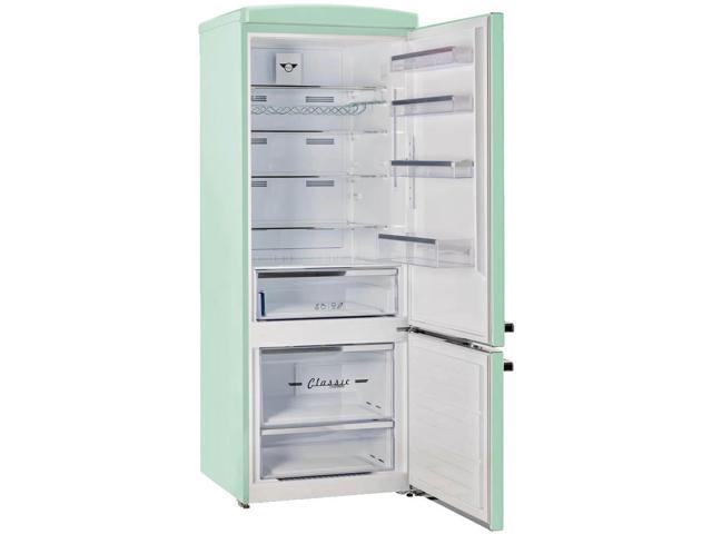 Unique Appliances - Classic Retro 16.7 cu.ft Bottom Freezer Counter Depth Refrigerator - Summer Mint Green - image 3