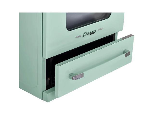 Unique Appliances - Classic Retro 3.9 Cu. Ft. Freestanding Induction Range with Air Fry - Summer Mint Green - image 6
