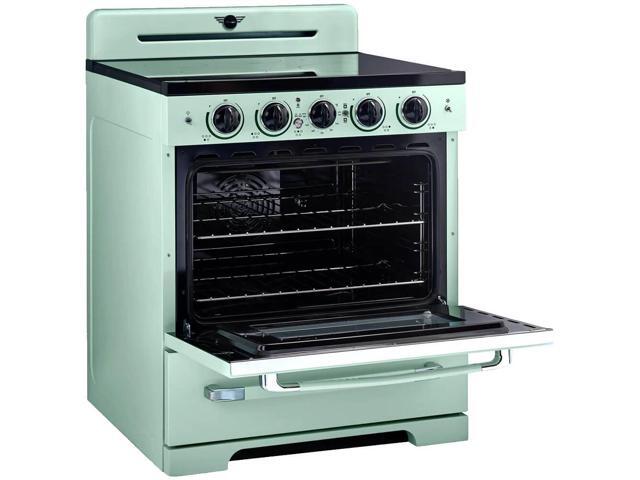 Unique Appliances - Classic Retro 3.9 Cu. Ft. Freestanding Induction Range with Air Fry - Summer Mint Green - image 3