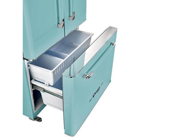 Unique Appliances - Classic Retro 36-inch 21 cu.ft. Counter Depth French Door Refrigerator - Ocean Mist Turquoise - image 4