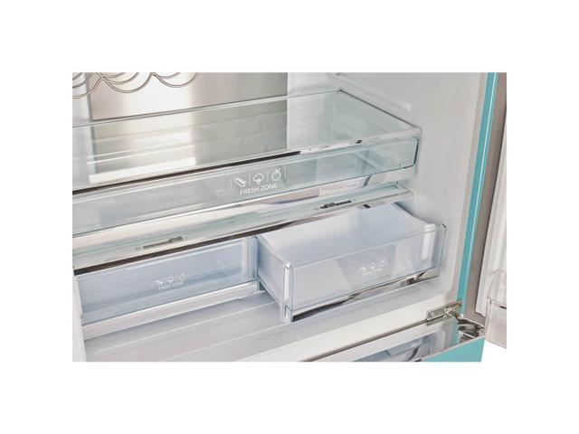 Unique Appliances - Classic Retro 36-inch 21 cu.ft. Counter Depth French Door Refrigerator - Ocean Mist Turquoise - image 5