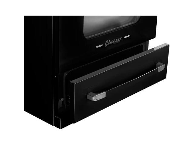 Unique Appliances - Classic Retro 3.9 Cu. Ft. Freestanding Induction Range with Air Fry - Midnight Black - image 4