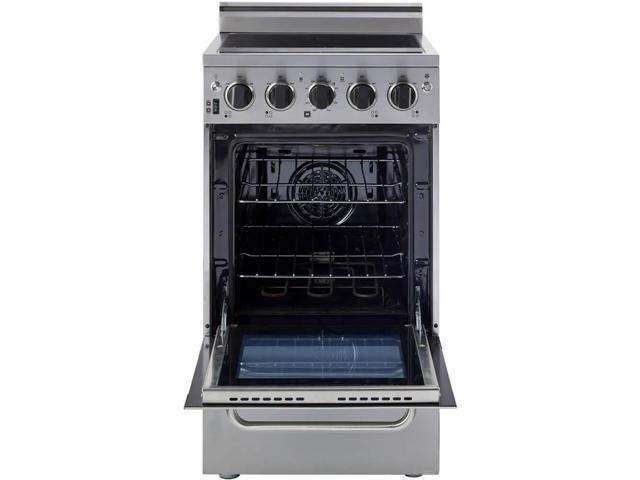 UNIQUE UGP20VECSS 1.6 Cu. Ft. Stainless Freestanding Electric Convection Range