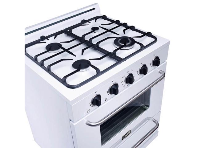 UNIQUE UGP30GOF1W 3.9 Cu. Ft. White Freestanding Propane Range
