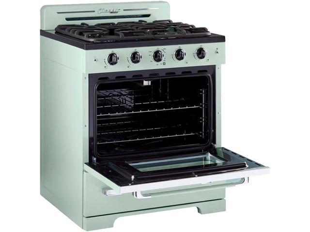 Unique Appliances - Classic Retro 3.9 Cu. Ft. Freestanding Gas Convection Range - Summer Mint Green - image 3