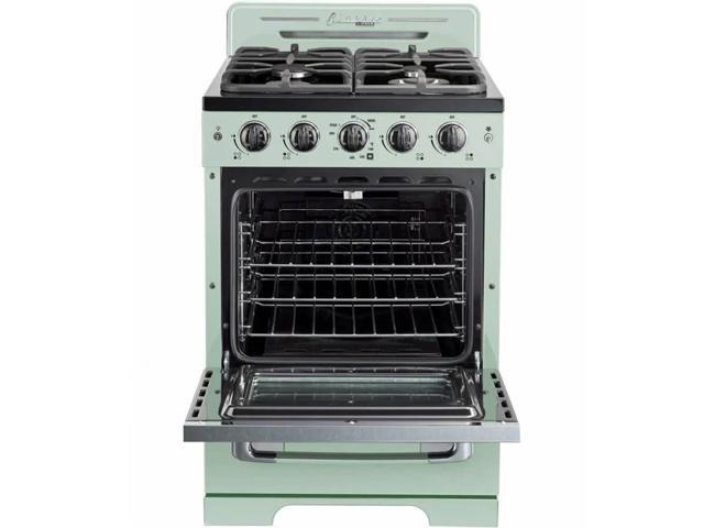 Unique Appliances - Classic Retro 2.9 Cu. Ft. Freestanding Gas Convection Range - Summer Mint Green - image 3