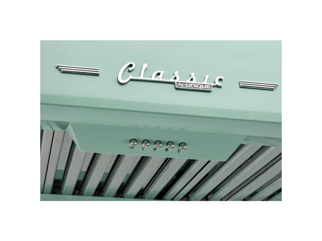 Unique Appliances - 24 inches - Externally Vented - Under cabinet Range Hood - Summer Mint Green - image 3