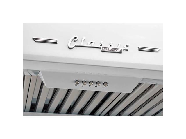 Unique Appliances - 24 inches - Externally Vented - Under cabinet Range Hood - Marshmallow White - image 3