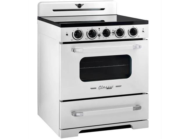 Unique Appliances - Classic Retro 3.9 Cu. Ft. Freestanding Induction Range with Air Fry - Marshmallow White - image 3