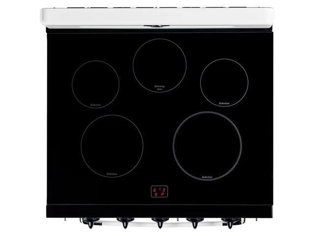 Unique Appliances - Classic Retro 3.9 Cu. Ft. Freestanding Induction Range with Air Fry - Marshmallow White - image 8