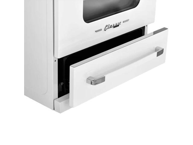 Unique Appliances - Classic Retro 3.9 Cu. Ft. Freestanding Induction Range with Air Fry - Marshmallow White - image 7