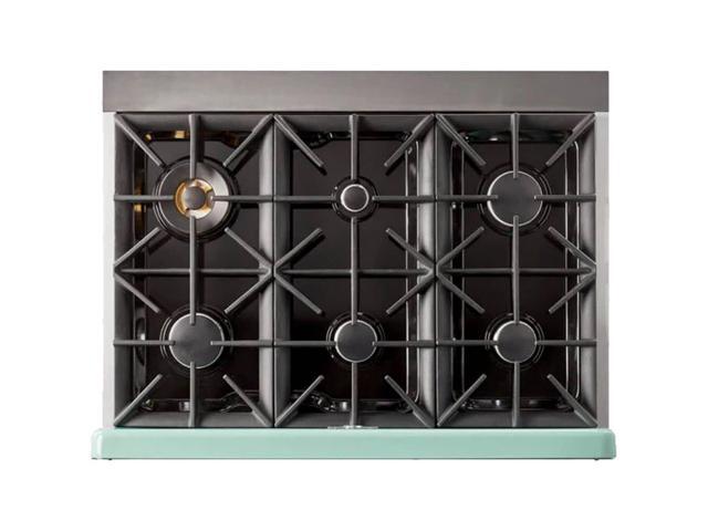 Unique Appliances - Classic Retro 5.2 Cu. Ft. Freestanding Gas Convection Range - Summer Mint Green - image 6