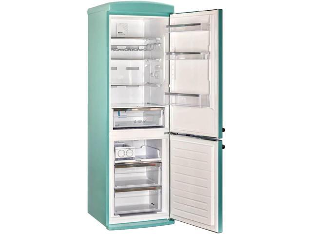 Unique Appliances - Classic Retro 23.8 in 11.7 cu. ft. Frost Free Retro Bottom Freezer Refrigerator ENERGY STAR - Ocean Mist Turquoise - image 5