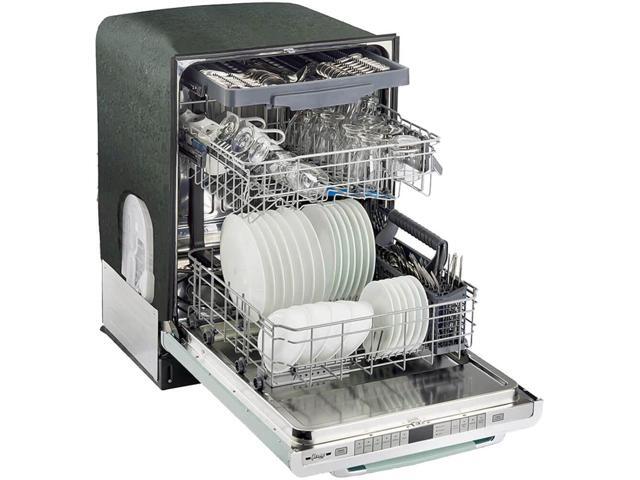 Unique Appliances - Classic Retro Top Control Built-In Stainless Steel Tub Dishwasher with 3rd Rack and 45 dBA - Summer Mint Green - image 7