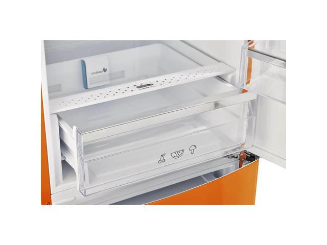 Unique Appliances - Classic Retro 23.8 in 11.7 cu. ft. Frost Free Retro Bottom Freezer Refrigerator ENERGY STAR - Orange Creamsicle - image 6