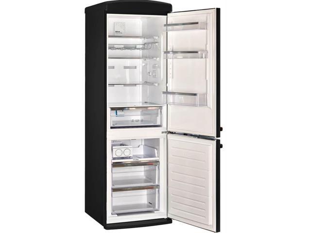Unique Appliances - Classic Retro 23.8 in 11.7 cu. ft. Frost Free Retro Bottom Freezer Refrigerator ENERGY STAR - Matte Black - image 5