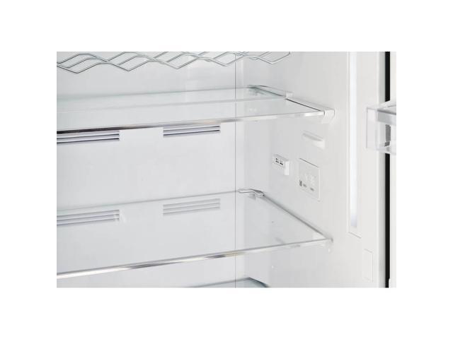 Unique Appliances - Classic Retro 23.8 in 11.7 cu. ft. Frost Free Retro Bottom Freezer Refrigerator ENERGY STAR - Matte Black - image 7