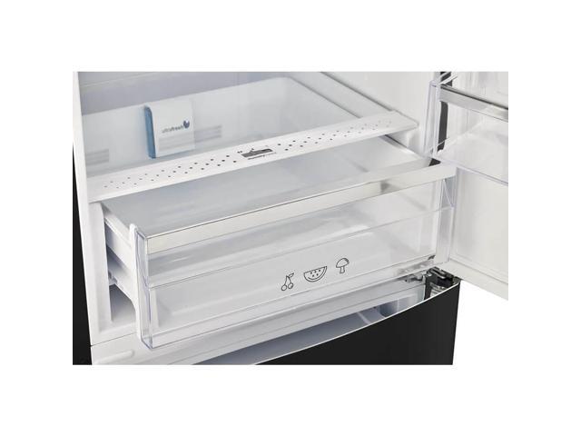 Unique Appliances - Classic Retro 23.8 in 11.7 cu. ft. Frost Free Retro Bottom Freezer Refrigerator ENERGY STAR - Matte Black - image 6