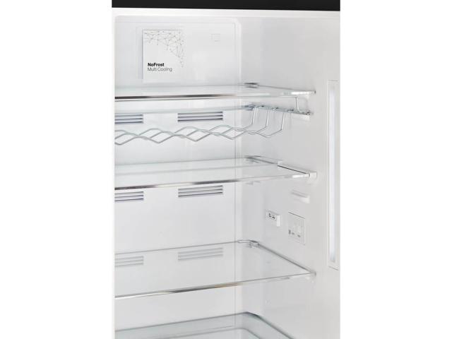 Unique Appliances - Classic Retro 23.8 in 11.7 cu. ft. Frost Free Retro Bottom Freezer Refrigerator ENERGY STAR - Matte Black - image 8