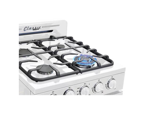 Unique Appliances - Classic Retro 2.9 Cu. Ft. Propane Range w/ Battery Ignition - Marshmallow White - image 5